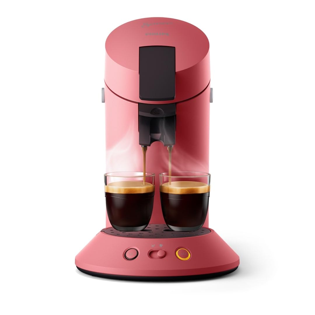 Machine à café à dosettes SENSEO Original Plus – Rouge Tendre | CSA210/35