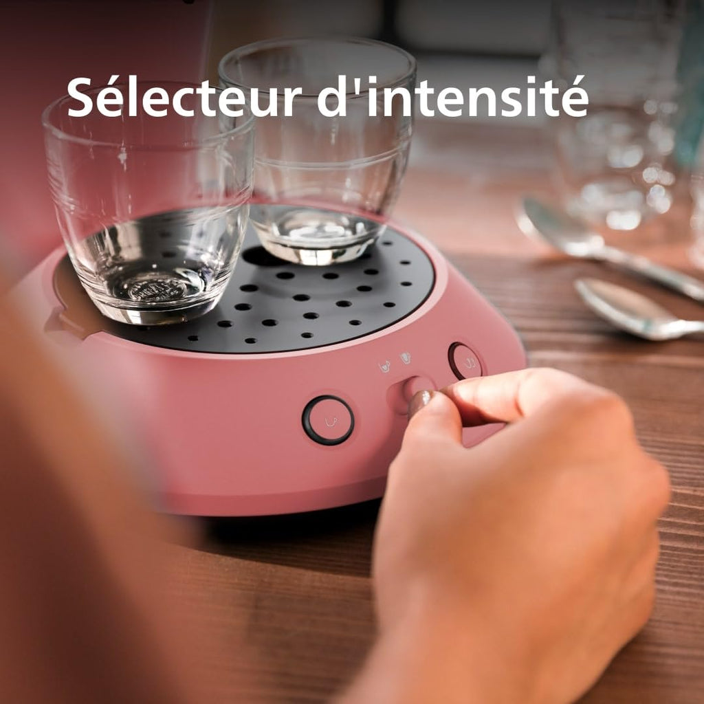 Machine à café à dosettes SENSEO Original Plus – Rouge Tendre | CSA210/35