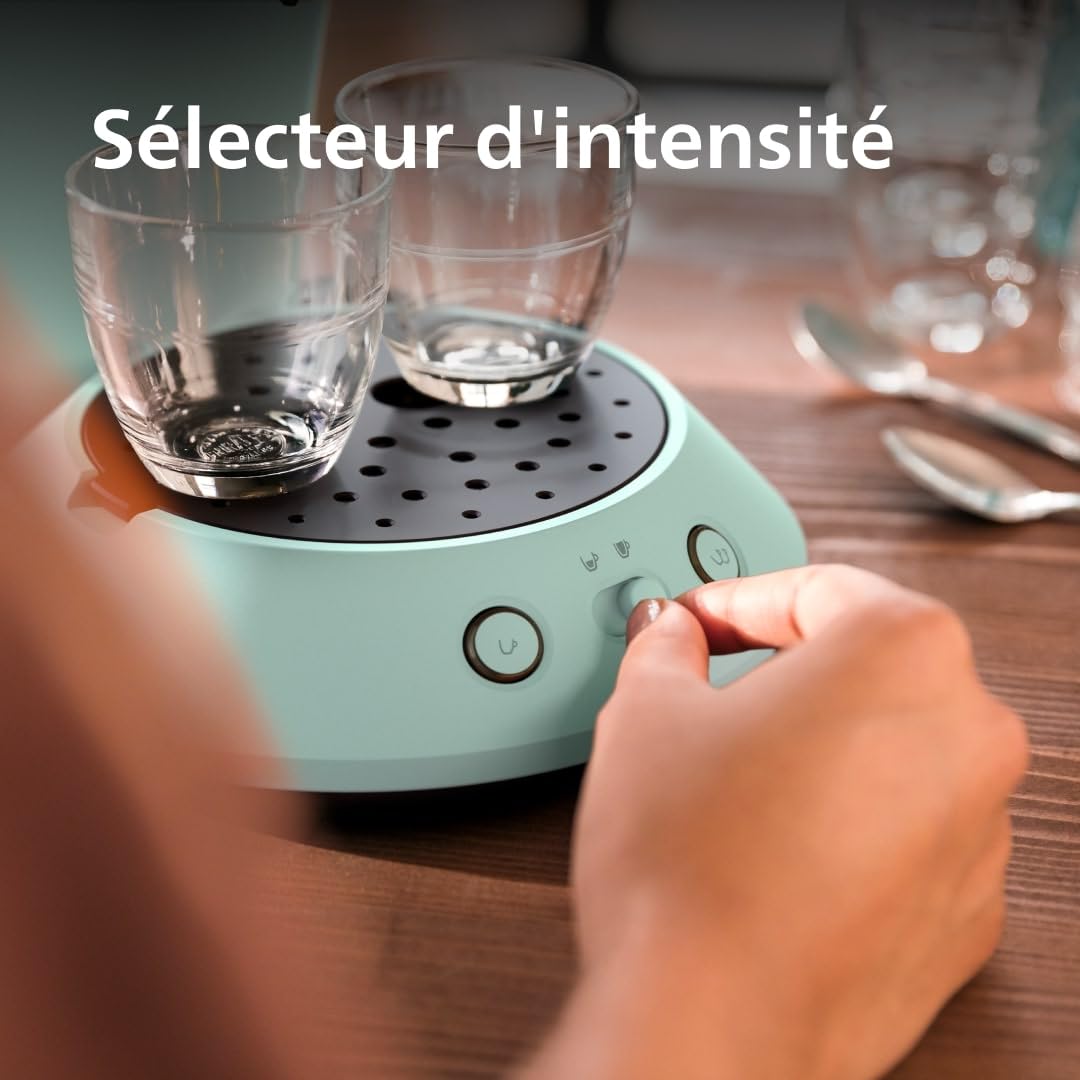 Machine à café à dosettes SENSEO Original Plus – Vert Désert | CSA210/80