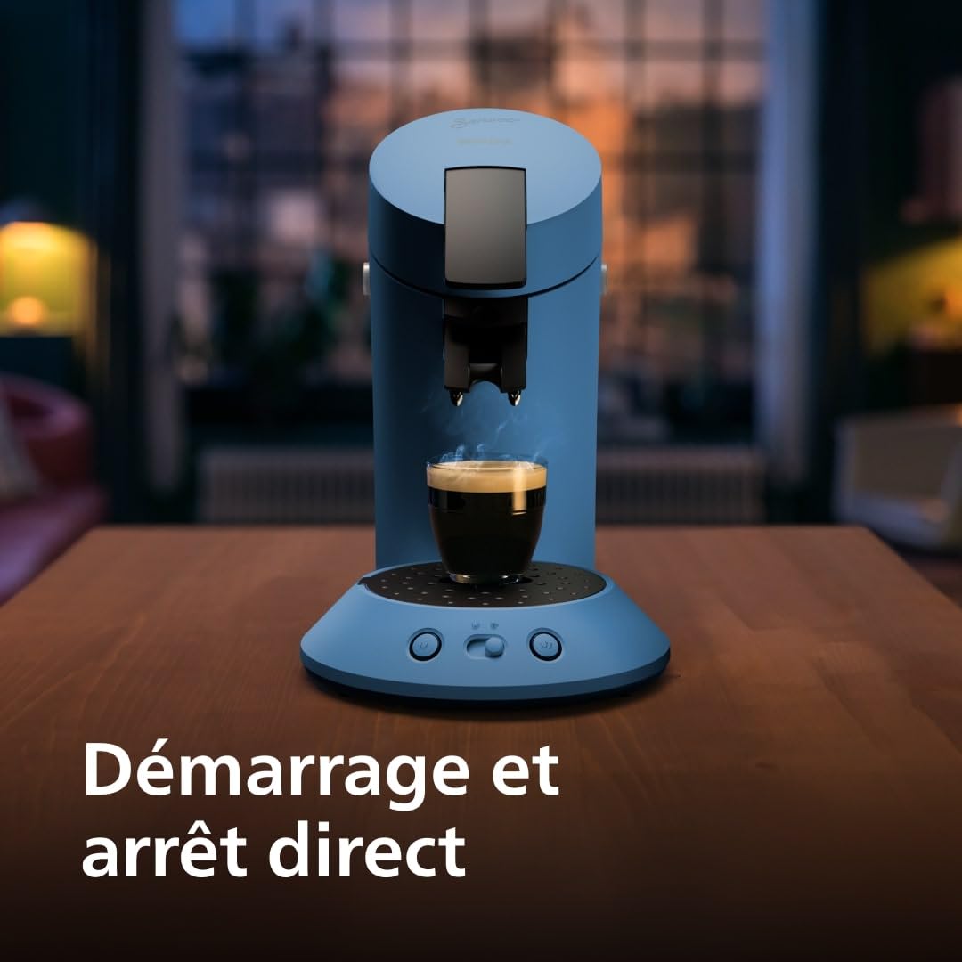 Machine à café à dosettes SENSEO Original Plus – Bleu Paon | CSA210/00