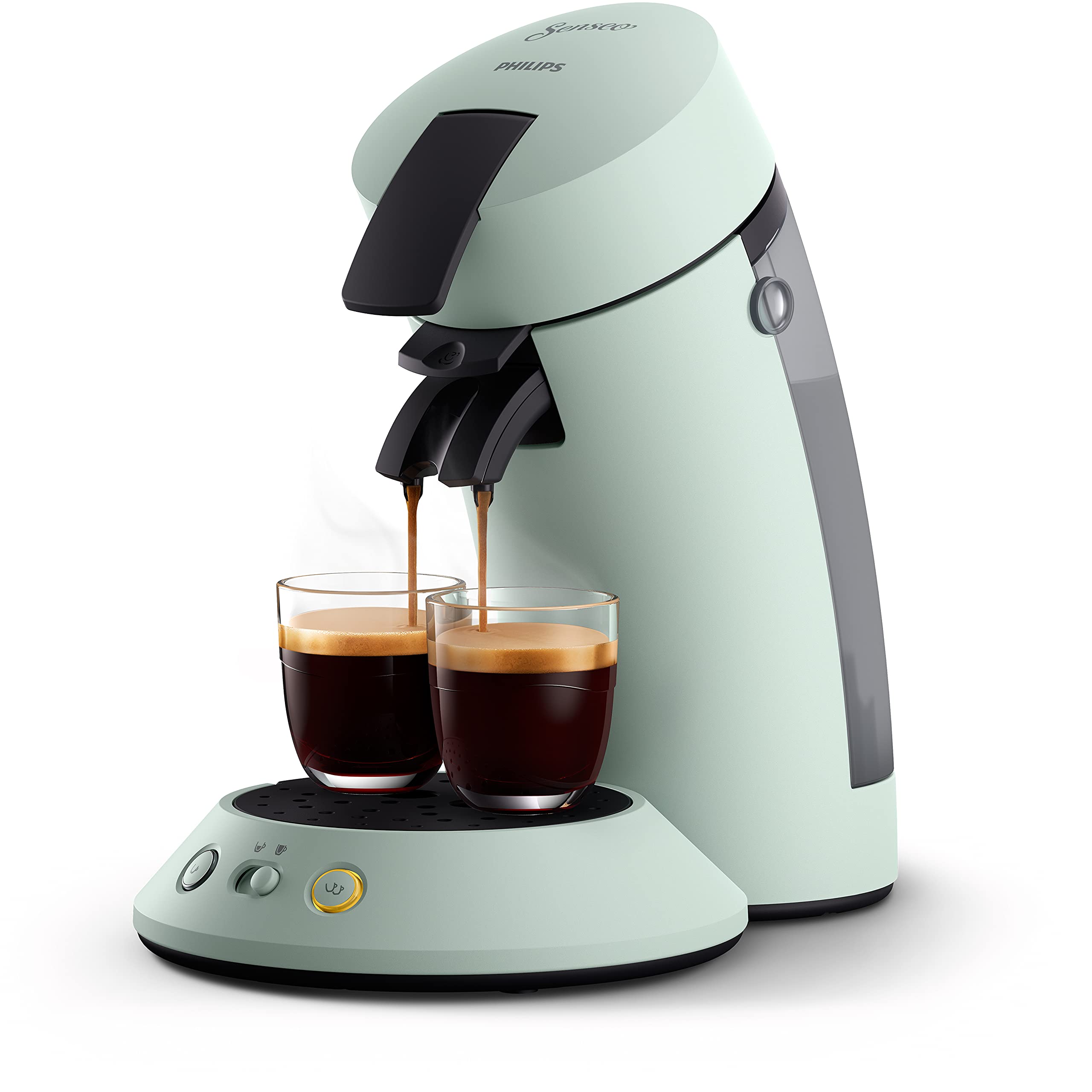 Machine à café à dosettes SENSEO Original+ – Menthe Pâle | CSA210/21
