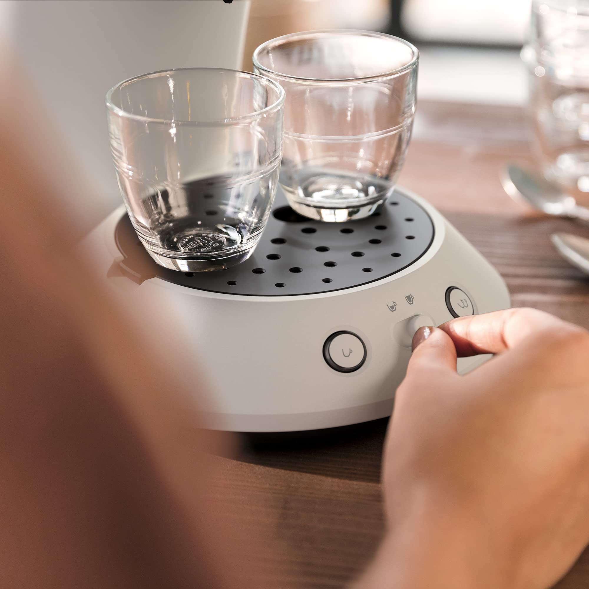 Machine à café à dosettes SENSEO Original Plus – Blanc | CSA210/10