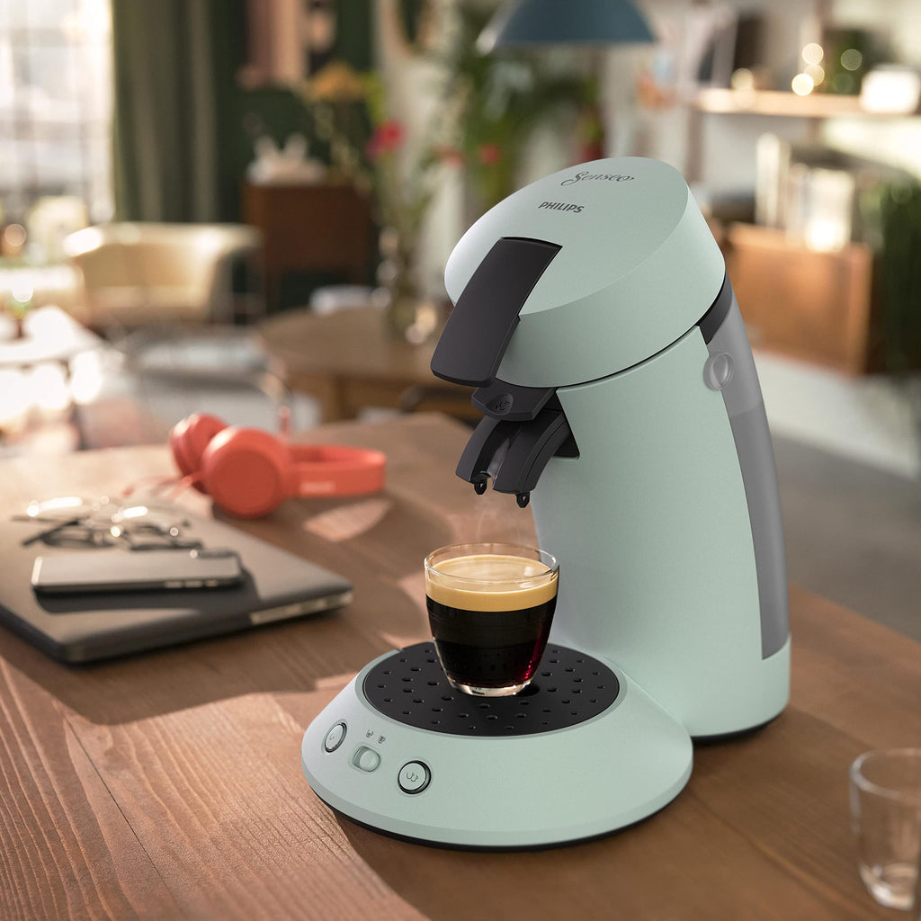 Machine à café à dosettes SENSEO Original+ – Menthe Pâle | CSA210/21