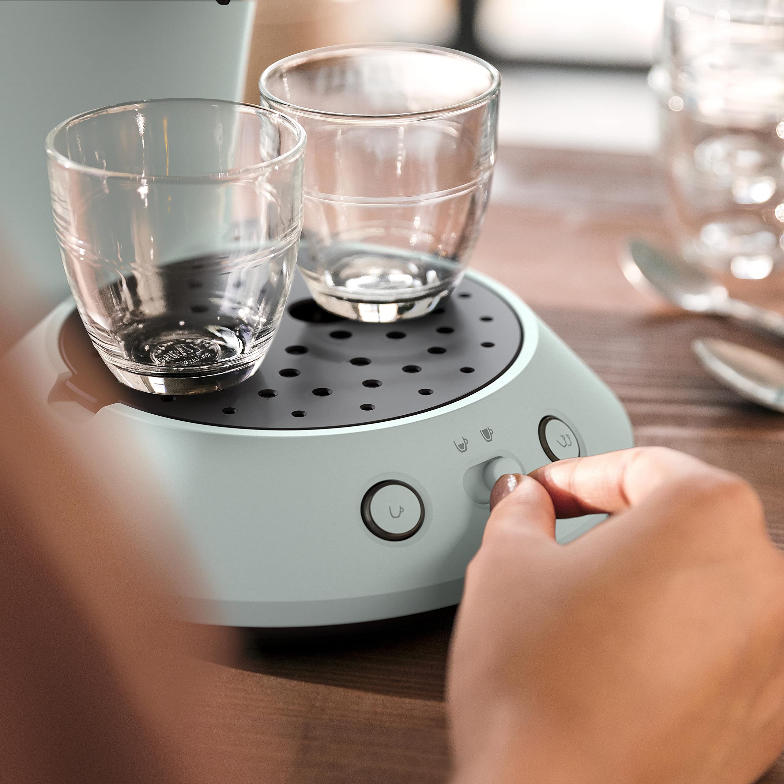 Machine à café à dosettes SENSEO Original+ – Menthe Pâle | CSA210/21