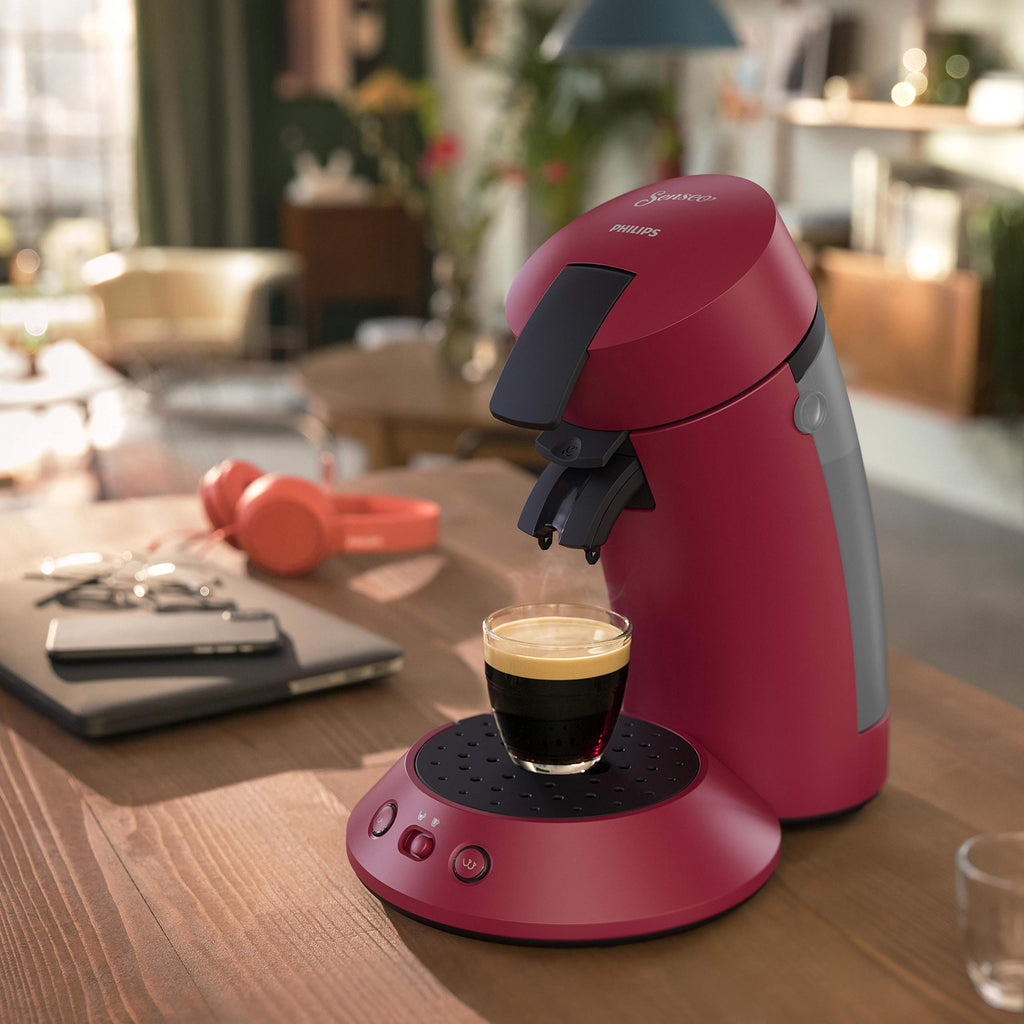Machine à café à dosettes SENSEO Original Plus – Rouge | CSA210/91